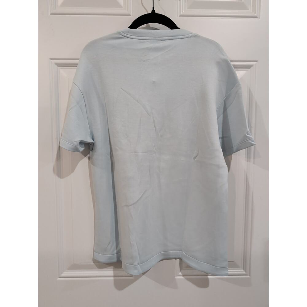 Women's Sandwash Short Sleeve T-Shirt Blue Size XL - Picture 2 of 3